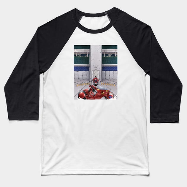 Akira Baseball T-Shirt by Rick Parsa